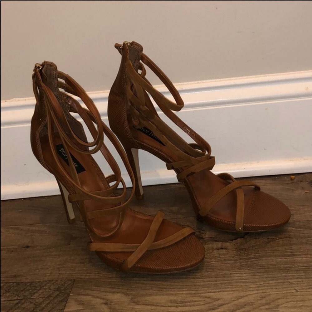 White House Black Market Strappy Heels